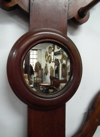 Antique Mid Victorian Walnut Hall Stand