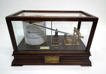 Antique Edwardian Barograph