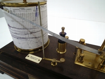 Antique Edwardian Barograph
