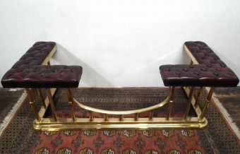 Antique Cast Brass Fender