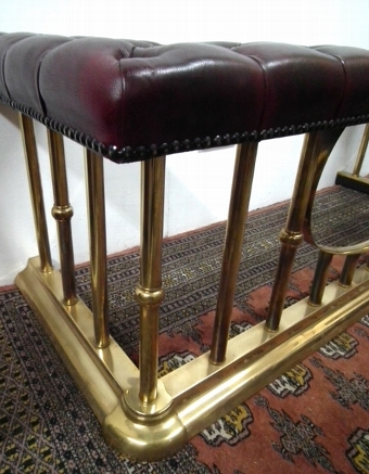 Antique Cast Brass Fender