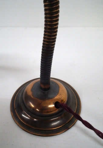 Antique Oxidised Brass Table Lamp