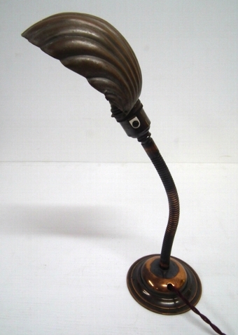 Antique Oxidised Brass Table Lamp