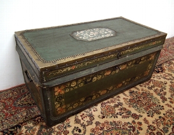 George III Camphor Painted Kist