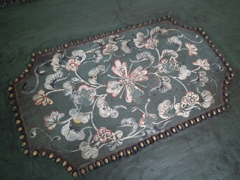 Antique George III Camphor Painted Kist