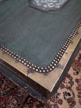 Antique George III Camphor Painted Kist