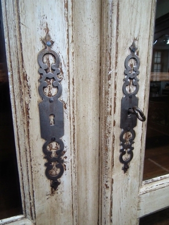 Antique Shabby Chic Painted Cabinet
