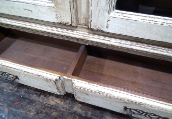 Antique Shabby Chic Painted Cabinet