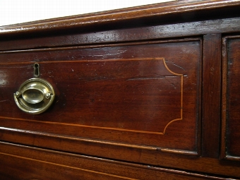 Antique George III Inlaid Mahogany Chest of Drawers