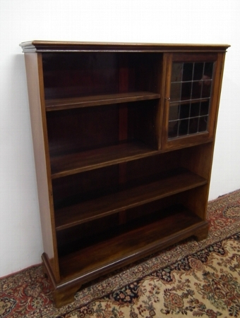 :SALE: Liberty & Co Mahogany Open Bookcase