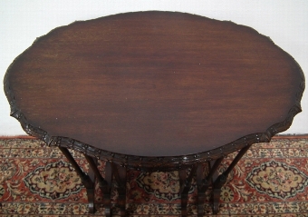 Antique Mahogany Nest of 3 Tables