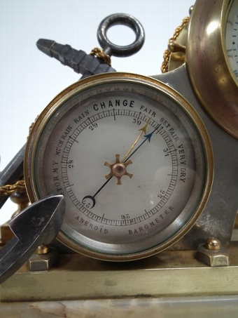 Antique Victorian Bronzed Novelty Mantel Clock