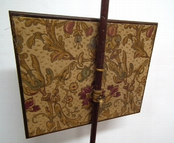 Antique George III Style Tapestry Fire Screen
