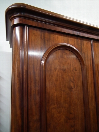 Antique Victorian Mahogany 3 Door Wardrobe