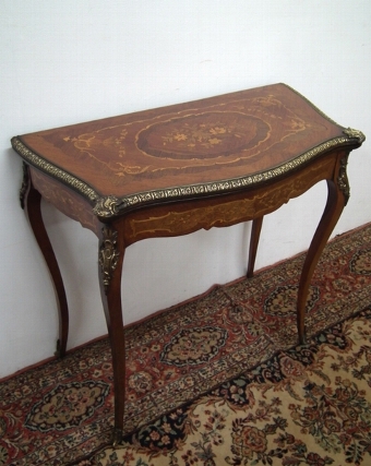 French Louis XV Style Fold Over Games Table