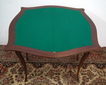 Antique French Louis XV Style Fold Over Games Table