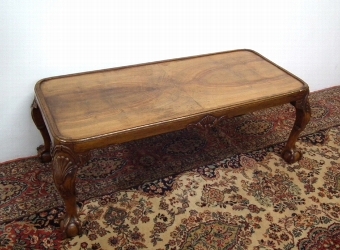 :SALE: George II Style Coffee Table/Stool