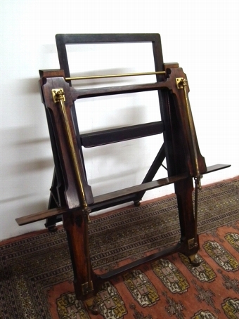 Early Victorian Rosewood Adjustable Easel