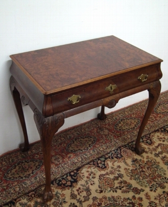 Queen Anne Style Walnut Side Table