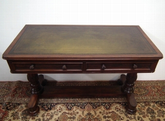 Antique Early Victorian Mahogany Writing Table