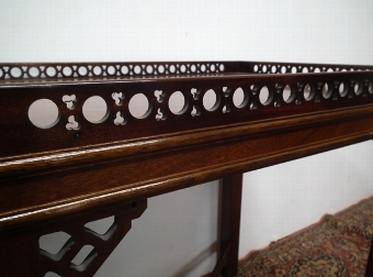 Antique Pair of George III Style Mahogany Occasional Tables