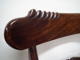 Antique Pair of Regency Mahogany Armchairs