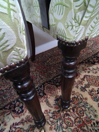 Antique Pair of Regency Mahogany Armchairs
