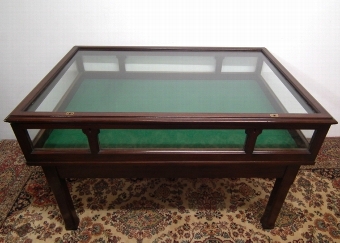 Unusual Mahogany Display Case