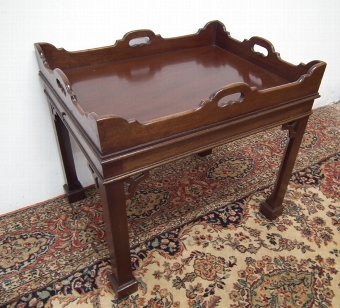 George III Style Tray Top Coffee Table