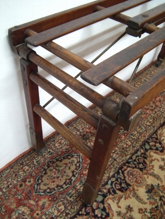 Antique Unusual Folding Luggage Stand