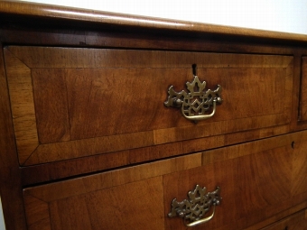 Antique George III Style Walnut Chest of Drawers