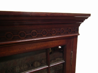Antique George III Style Mahogany Corner Cupboard