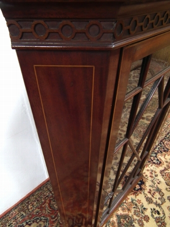 Antique George III Style Mahogany Corner Cupboard
