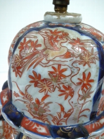 Antique Converted Imari Vase