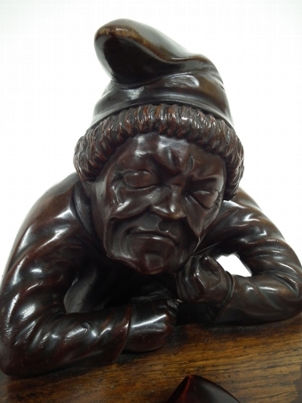 Antique Unusual Pipe Stand