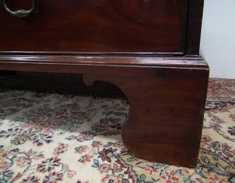 Antique George III Mahogany and Inlaid Linen Press