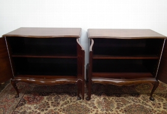 Antique Matched Pair of Georgian Style Cabinets