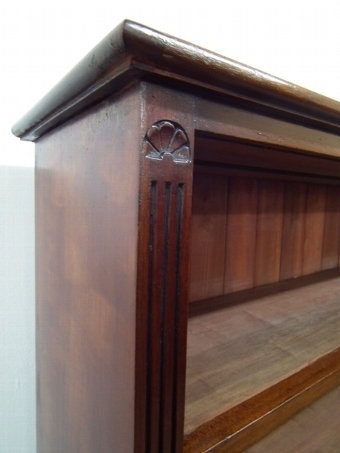 Antique Pair of Mahogany Open Bookcases