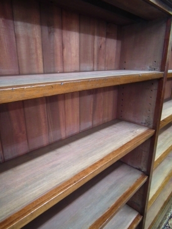 Antique Pair of Mahogany Open Bookcases