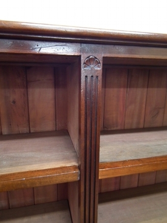 Antique Pair of Mahogany Open Bookcases