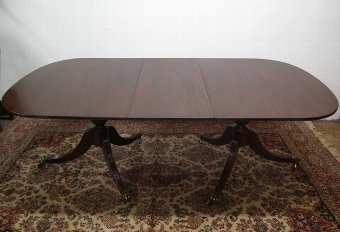 Regency Style Mahogany Dining Table