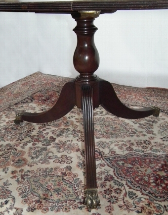 Antique Regency Style Mahogany Dining Table