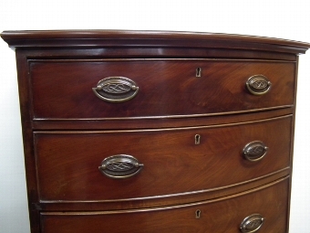 Antique Georgian Style Mahogany Chest of Drawers