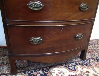 Antique Georgian Style Mahogany Chest of Drawers