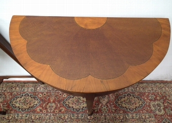 Antique Pair of Edwardian Inlaid Side Tables