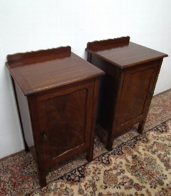 Pair of Mahogany Bedside Cabinets