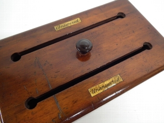 Antique Victorian Mahogany Stationery Cabinet