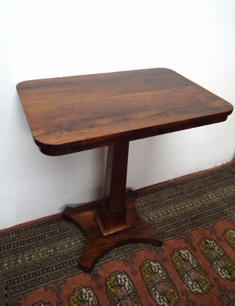 William IV Rosewood Occasional Table