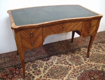 Louis XV Style Satinwood Desk by Whytock & Reid