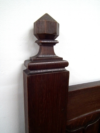 Antique Carved Oak Bishops Chair